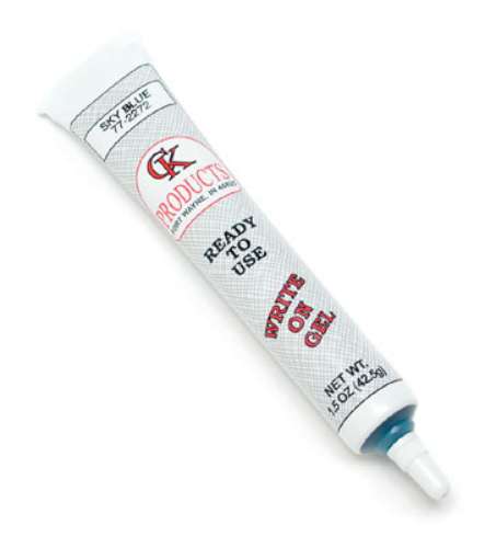 Red Write On Colour Gel Tube - Click Image to Close